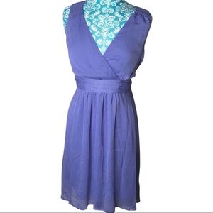 Motherhood maternity purple Spring dress size Large